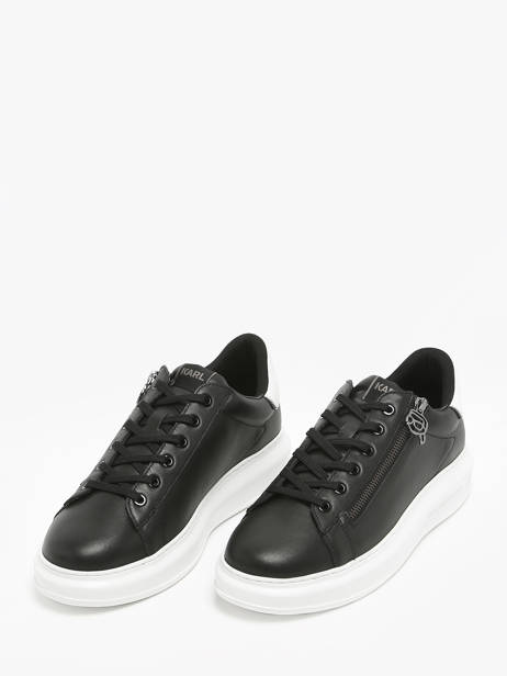 Sneakers Kapri Nft Zip In Leather Karl lagerfeld Black men KL52564 other view 1