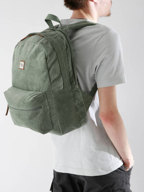 Sac à Dos 2 Compartiments Basilic pepper Vert delhi BDEH02 vue secondaire 1