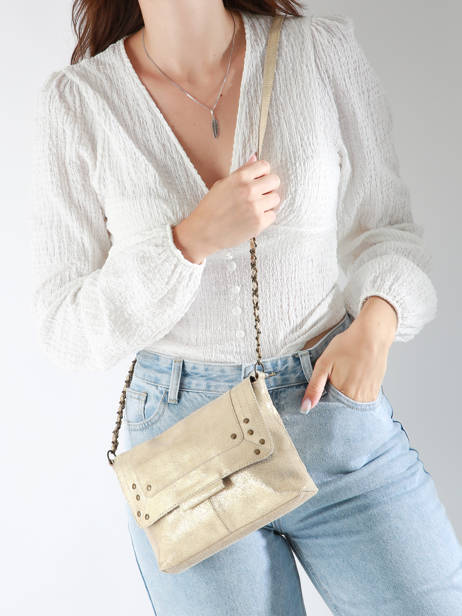 Shoulder Bag Felizia Leather Pieces Gold felizia 17116820 other view 1