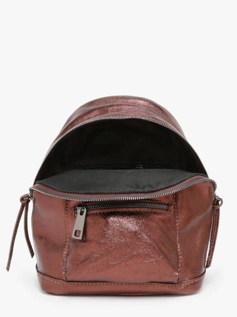 Leather Nine Backpack Milano Brown nine NI23066 other view 3