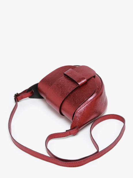 Shoulder Bag Nine Leather Milano Red nine NI24064 other view 2