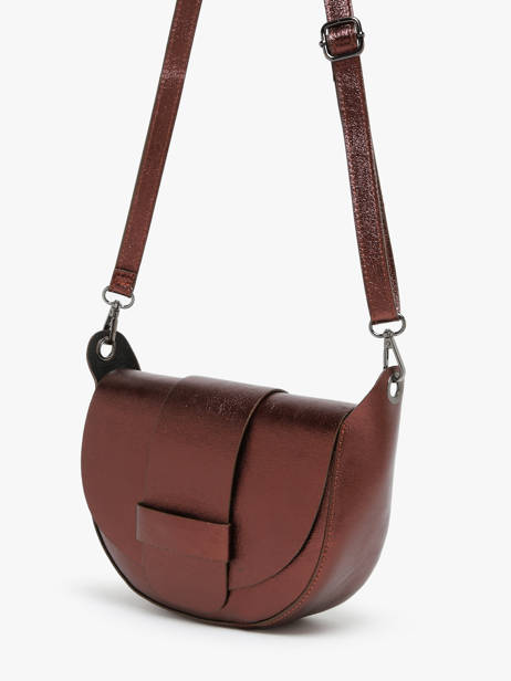 Shoulder Bag Nine Leather Milano Brown nine NI24065 other view 2