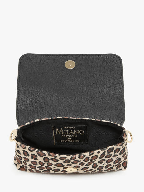 Shoulder Bag Velvet Leopardo Leather Milano Multicolor velvet leopardo VL24063 other view 3