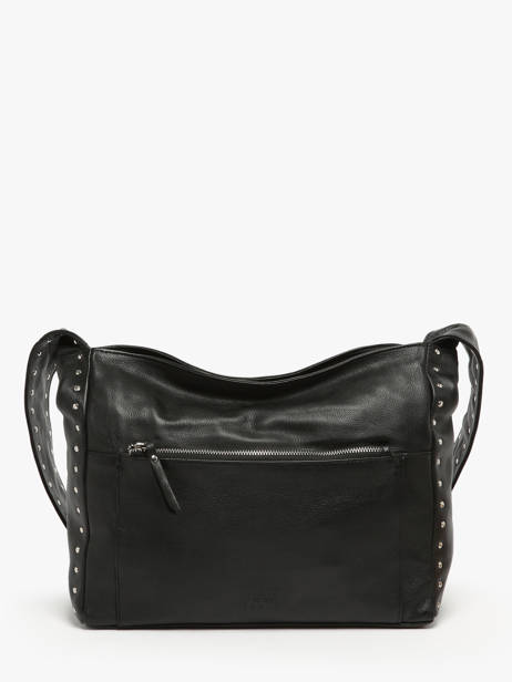 Shoulder Bag Glam Leather Basilic pepper Black glam BGLA71