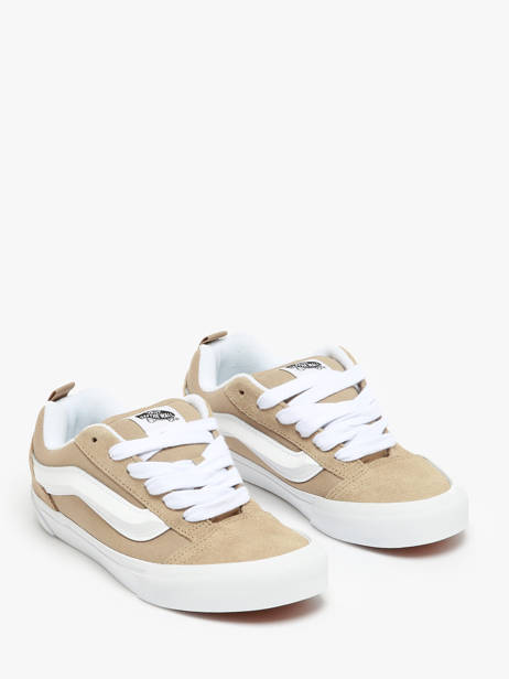 Sneakers Knu Skool En Cuir Vans Beige unisex CRPKHK1 vue secondaire 2