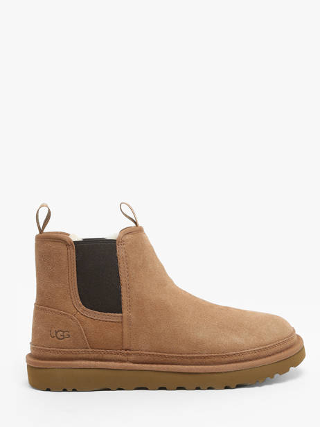 Boots Neumel Chelsea En Cuir Ugg Beige men 1121644