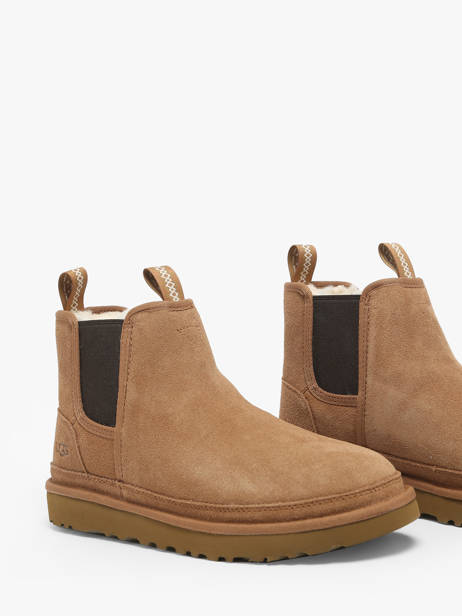 Boots Neumel Chelsea En Cuir Ugg Beige men 1121644 vue secondaire 1