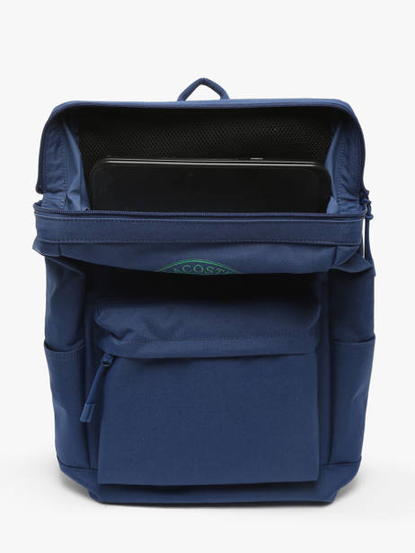 Sac à Dos Business Lacoste Bleu neo croc NU4688NZ vue secondaire 3