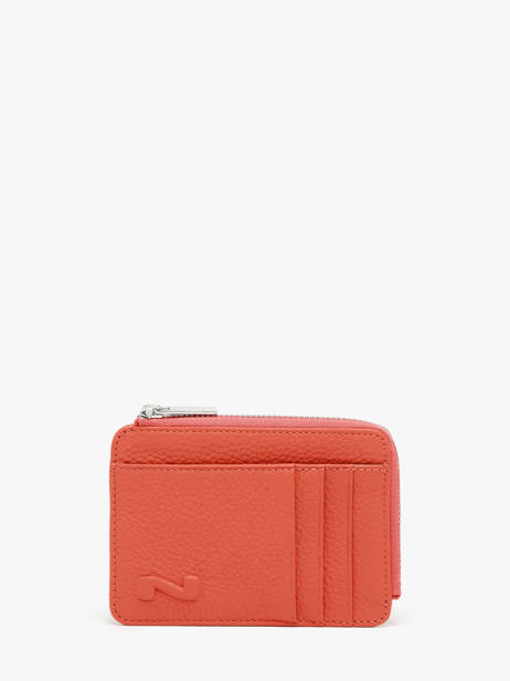 Porte-monnaie Cuir Nathan baume Orange original n 217N