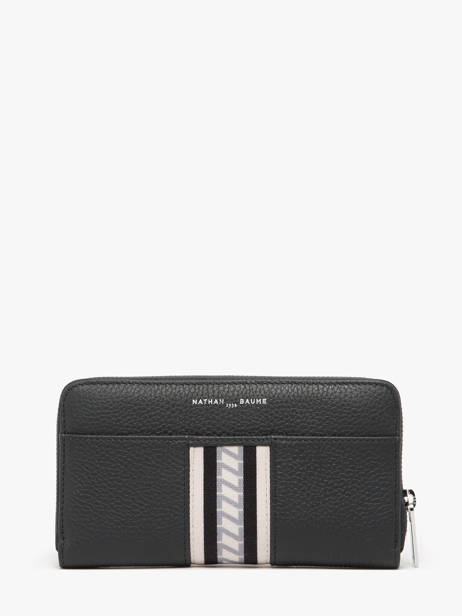 Portefeuille Signature Cuir Nathan baume Noir signature 280277N vue secondaire 2