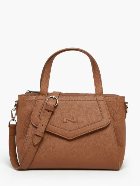 Handbag Candy Leather Nathan baume Brown candy 6