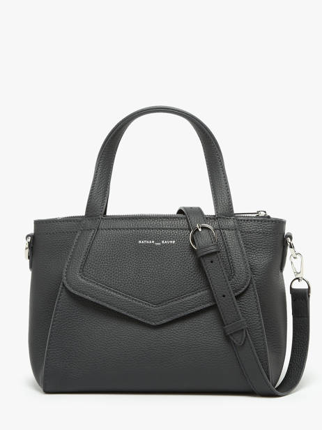 Leather Cacao Top-handle Bag Nathan baume Gray candy 6 other view 4