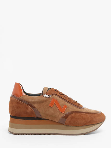 Sneakers In Leather Nathan baume Brown women 242S2603