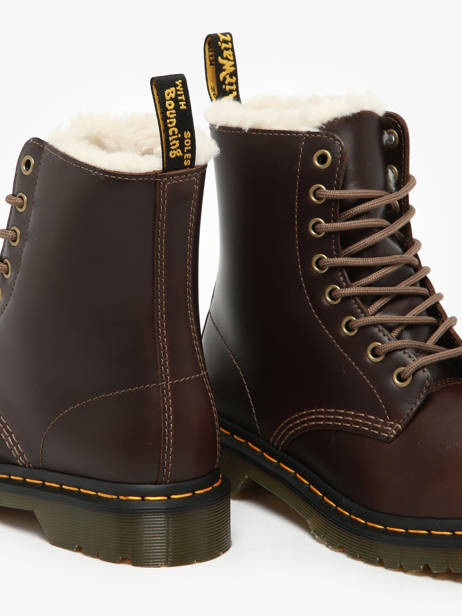 Boots 1460 Pascal Serena In Leather Dr martens Brown women 32019777 other view 3