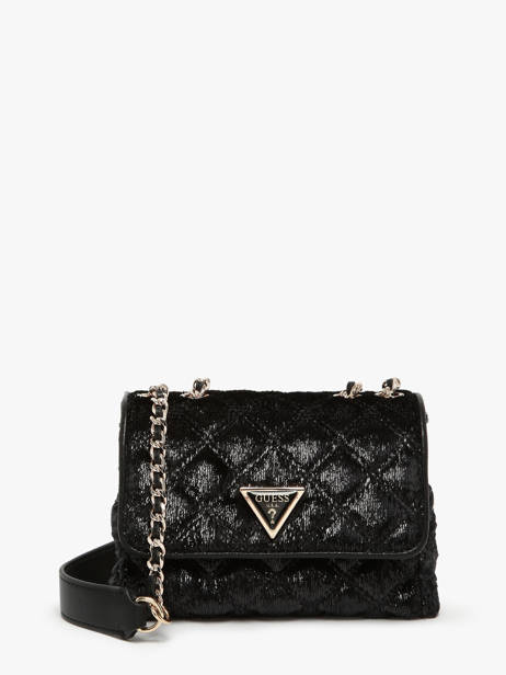 Crossbody Bag Giully Velvet Guess Black giully QE874874