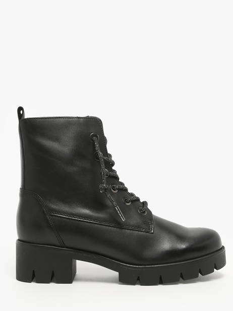 Bottines In Leather Gabor Black women 37