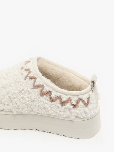 Slippers Eggy Colors of california White women CYWPLA06 other view 3