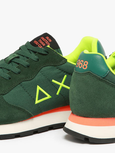 Sneakers Tom Fluo Sun68 Green men Z44102 other view 2