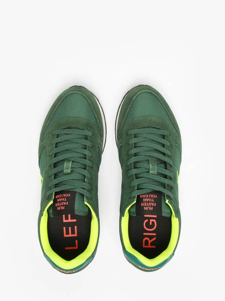 Sneakers Tom Fluo Sun68 Green men Z44102 other view 3
