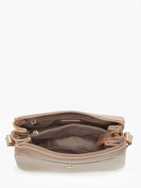 Shoulder Bag Luna Leather Hexagona Gold luna 6820086 other view 2