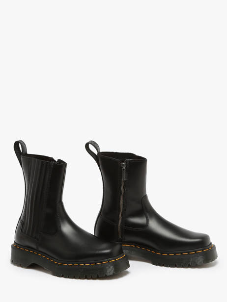 Boots Amaayah Lo In Leather Dr martens Black women 31950001 other view 2