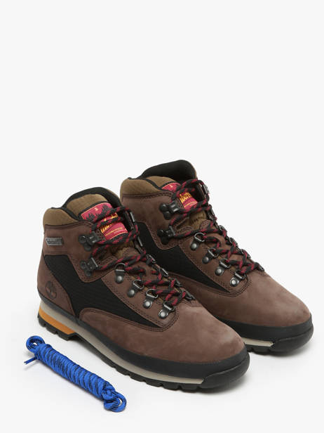 Sneakers Euro Hiker En Cuir Timberland Marron women 6DYHW071 vue secondaire 1