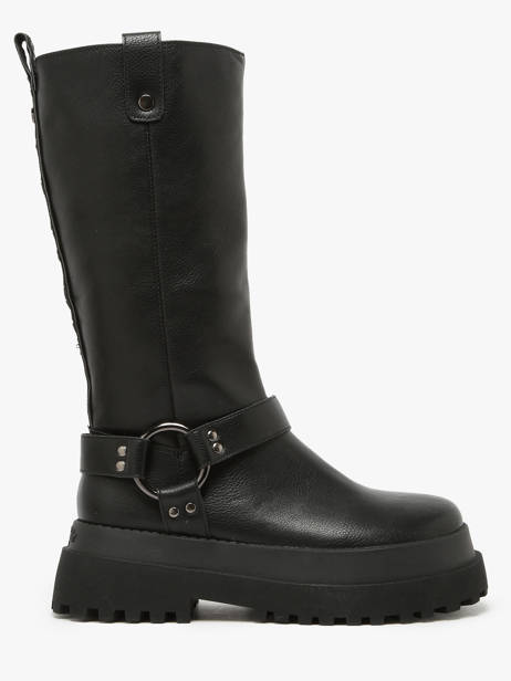 Boots Pluto Biker Buffalo Black women 1270103