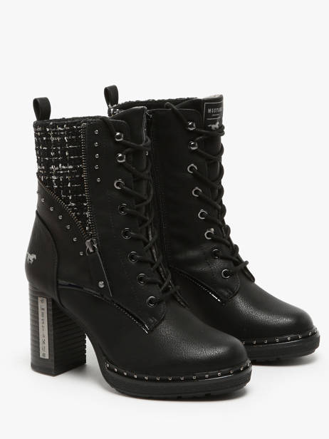 Heeled Boots Mustang Black women 1336515 other view 2