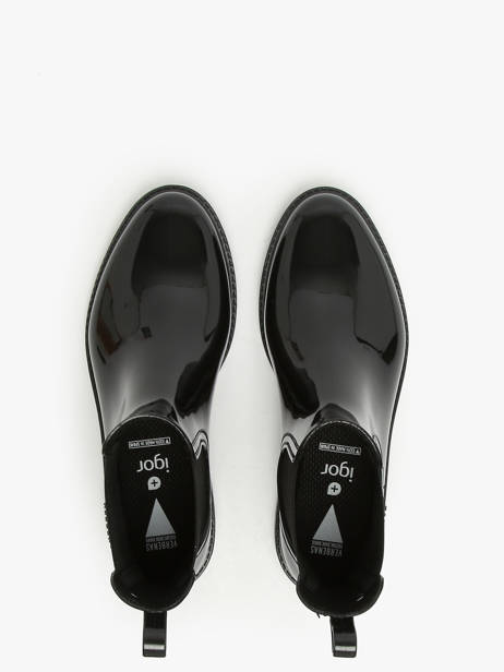 Rain Boots Gaudi Brillo Verbenas Black women 76002435 other view 5