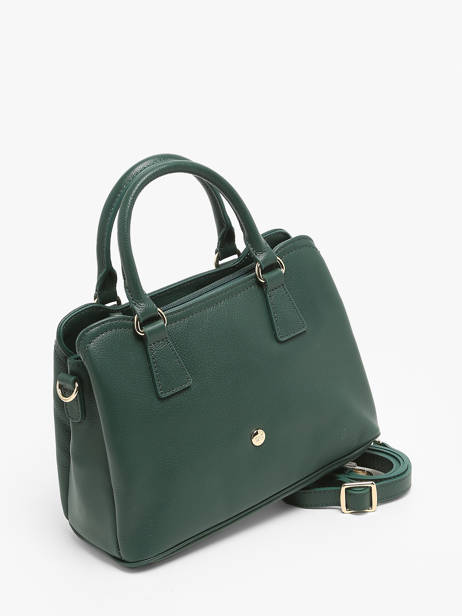 Satchel Luna Leather Hexagona Green luna 6820082 other view 2