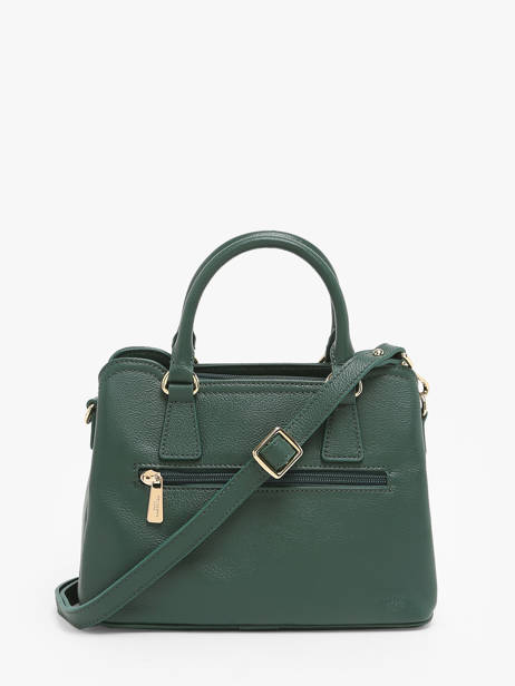 Satchel Luna Leather Hexagona Green luna 6820082 other view 4