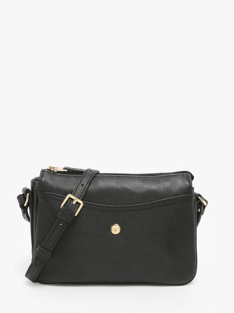 Shoulder Bag Luna Leather Hexagona Black luna 6820086