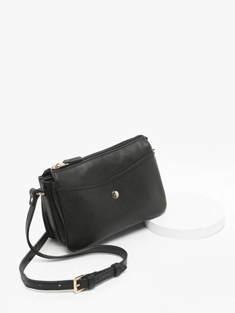 Shoulder Bag Luna Leather Hexagona Black luna 6820086 other view 2