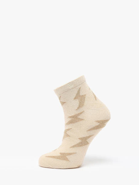 Socks Vanessa wu Beige socks women CH006BG