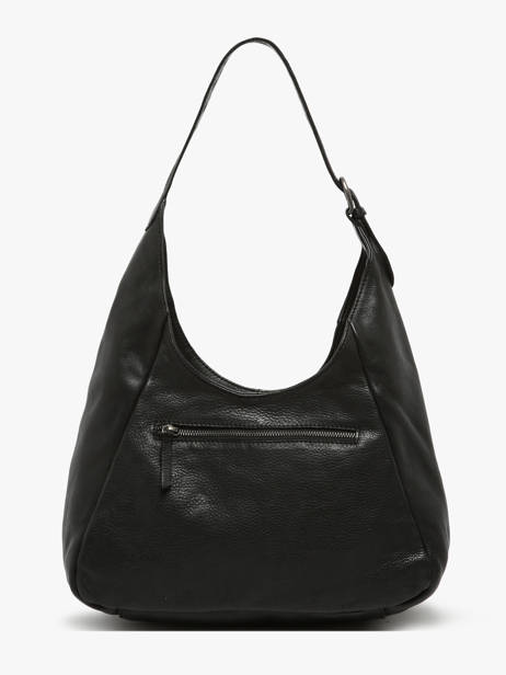 Shoulder Bag Barcelone Leather Basilic pepper Black barcelone BBAC06 other view 4