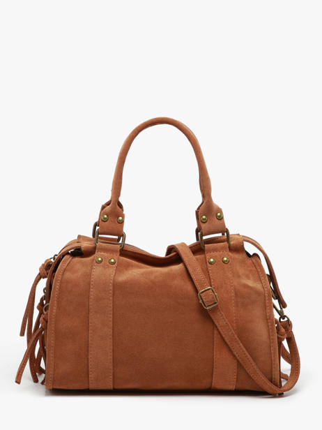 Shoulder Bag Velvet Milano Brown velvet VE24094 other view 4