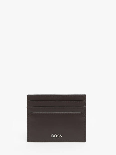 Porte-cartes Cuir Hugo boss Marron smooth HLC403Y