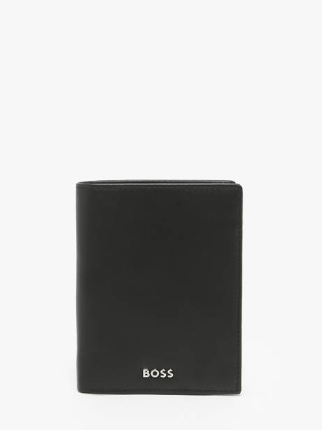 Wallet Leather Hugo boss Black smooth HLO403A