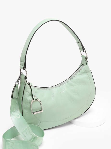 Medium Leather Altesse Shoulder Bag Etrier Green altesse EALT017M other view 2