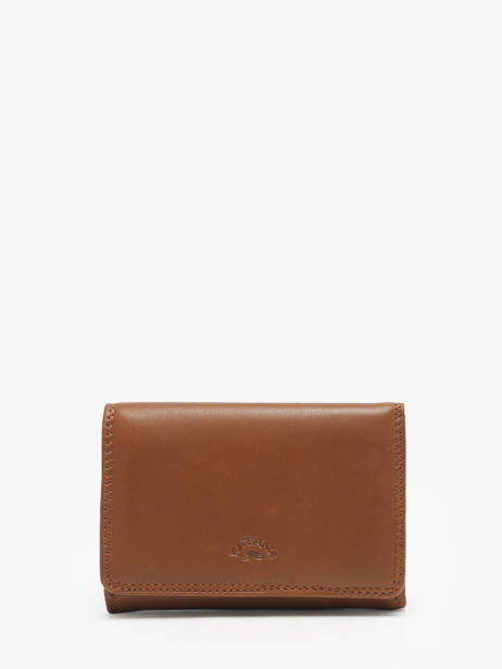 Leather Marina Wallet Katana Brown marina 753078