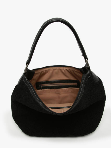 Shoulder Bag Miniprix Black fur 3923 other view 2