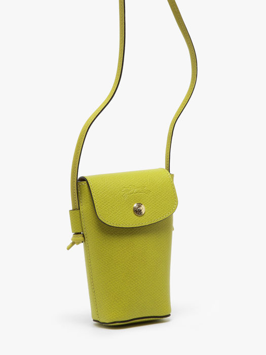 Longchamp Epure Ipod case / cd holder Green