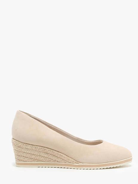 Pumps In Leather Tamaris Beige women 42