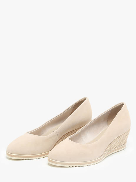 Pumps In Leather Tamaris Beige women 42 other view 1