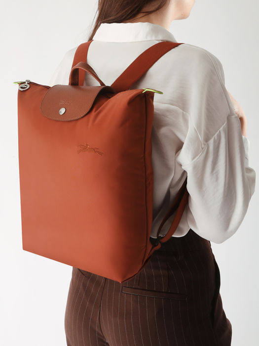 Longchamp Le pliage green Backpack Brown
