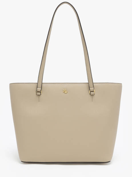 Sac Porté épaule Medium Karly Cuir Lauren ralph lauren Beige karly 31924351