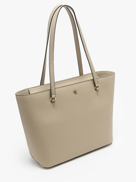 Sac Porté épaule Medium Karly Cuir Lauren ralph lauren Beige karly 31924351 vue secondaire 2