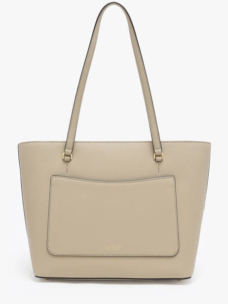 Sac Porté épaule Medium Karly Cuir Lauren ralph lauren Beige karly 31924351 vue secondaire 4