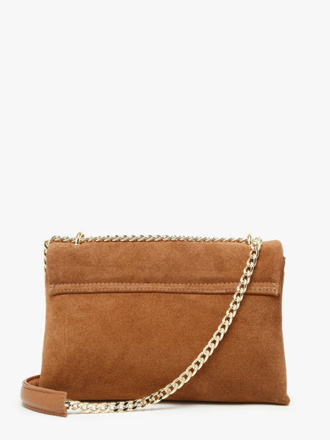 Shoulder Bag Velvet Caviar Leather Milano Brown velvet caviar VC24115 other view 4