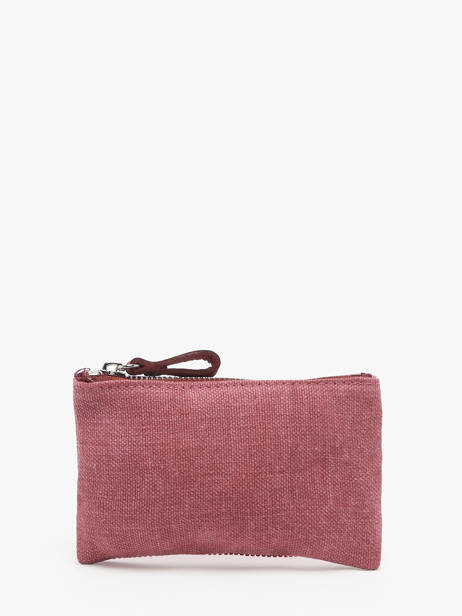 Coin Purse Le Cabas Linen Vanessa bruno Pink cabas lin 31V42017 other view 2